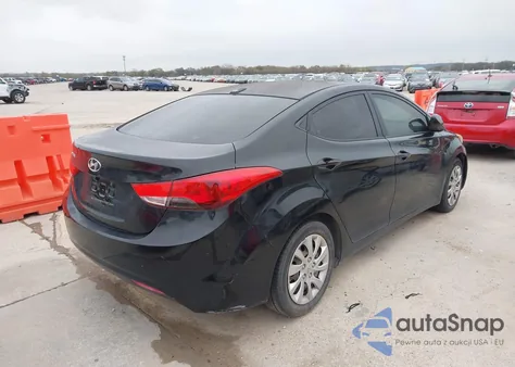 2012 Hyundai Elantra Gls z USA, uszkodzony, nr VIN 5NPDH4AE9CH137568